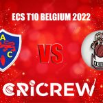 ANT vs OEX Live Score starts on 28th August, Match 1 at 12:00 PM IST & Match 2 at 02:00 PM IST at Vrijbroek Cricket Ground in Mechelen, Belgium. Here on........