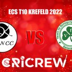 KCC vs VG Live Score starts on 23 August, Match 31 at 4:00 PM IST and Match 32 at 6:00 PM IST and Match 18 at 2:00 PM IST at Bayer Uerdingen Cricket Ground.....