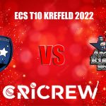 KCH vs ARS Live Score starts on 17th August, Match 11 at 4:30 PM IST & Match 12 at 06:30 PM IST at Bayer Uerdingen Cricket Ground, Krefeld. Here on www.cricrew.
