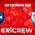 KCH vs BBS Live Score starts on 16th August, Match 5 at 12:00 PM IST & Match 6 at 02:00 PM IST at Bayer Uerdingen Cricket Ground, Krefeld. Here on www.cricrew..