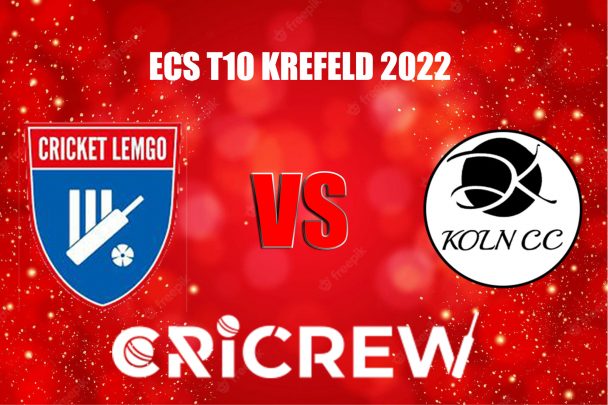 LEM vs KCC Live Score starts on 24 August, Match 33 at 12:00 PM IST and Match 34 at 2:00 PM IST at Bayer Uerdingen Cricket Ground, Krefeld. Here on www.cricrew.