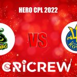 BR vs JAM Live Score starts on 15Sep 2022, Sat, 7:30 PM at Warner Park, Basseterre, St Kitts, Basseterre. Here on www.cricrew.com you can find all Live, Upcomi.
