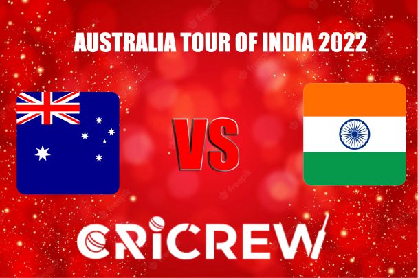 IND vs AUS Live Score starts on September 23, 2022, 5.00 pm IST at Punjab Cricket Association IS Bindra Stadium. Here on www.cricrew.com you can find all Live, .