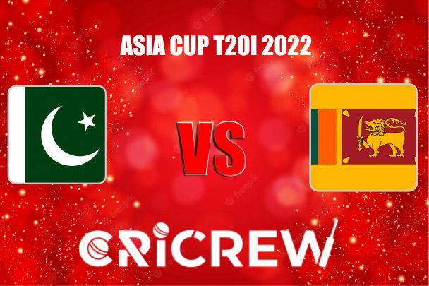 PAK vs SL Live Score starts on 11th September 2022 at 07:30 PM IST at The Dubai International Cricket Stadium, Dubai. Here on www.cricrew.com you can find all ..