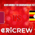 UG-W vs QAT-WW Live Score starts on 19th December 2022 Sikh Union Club Ground, Nairobi. Here on www.cricrew.com you can find all Live, Upcoming and Recent Match