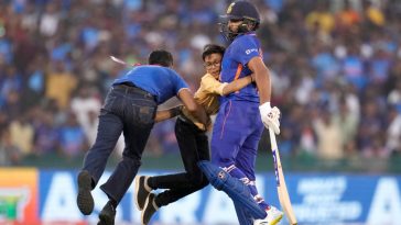 Rohit Sharma's Kindness towards Pitch Invader