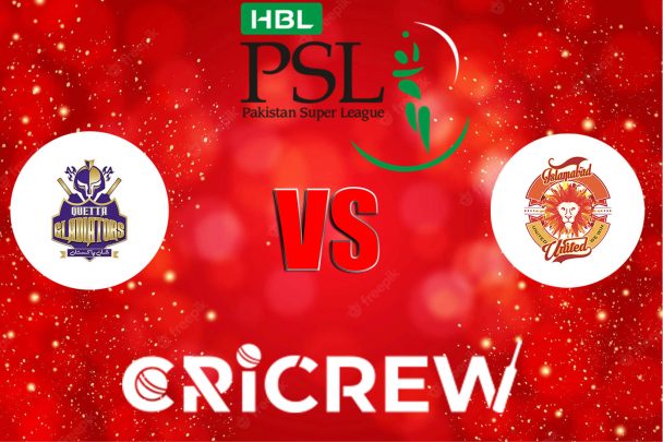 QUE vs ISL Live Score starts on 24 Feb 2023, Fri, 7:30 PM IST Multan Cricket Stadium, Multan, Pakistan. Here on www.cricrew.com you can find all Live, Upcoming .