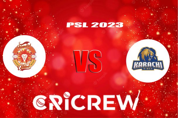 ISL vs KAR Live Score starts on 3 Mar 2023, Fri, 7:30 PM IST National Stadium, Karachi, Pakistan, Pakistan. Here on www.cricrew.com you can find all Live, Upcom
