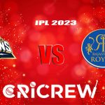 GT vs RR Live Score starts on April 16th, 2023 at 05:26 pm at Punjab Cricket Association IS Bindra Stadium, Mohali, India. Here on www.cricrew.com you can find .