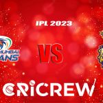 MI vs KKR Live Score starts on 16 Apr 2023, Sun, 3:30 PM IST at Punjab Cricket Association IS Bindra Stadium, Mohali, India. Here on www.cricrew.com you can fin