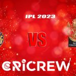 RCB vs KKR Live Score starts on 26th April 2023 at Punjab Cricket Association IS Bindra Stadium, Mohali, India. Here on www.cricrew.com you can find all Live, U