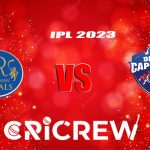 RR vs DC Live Score starts on 8 Apr 2023, Sat, 3:30 PM IST at Punjab Cricket Association IS Bindra Stadium, Mohali, India. Here on www.cricrew.com you can find .