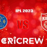 RR vs PBKS Live Score starts on 4 Apr 2023, Tue, 7:30 PM IST at Punjab Cricket Association IS Bindra Stadium, Mohali, India. Here on www.cricrew.com you can fin