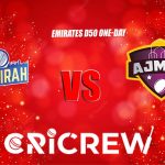 AJM vs FUJ Live Score starts on Wednesday, 3rd May 2023,at Sheikh Zayed Stadium, Abu Dhabi, United Arab Emirates. Here on www.cricrew.com you can find all Live,