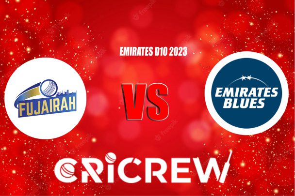 EMB vs FUJ Live Score starts on, Tuesday, 30th May 2023 at Malek Cricket Ground 1, United Arab Emirates, India. Here on www.cricrew.com you can find all Live, U