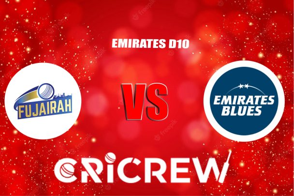 EMB vs FUJ Live Score starts on 24 May 2023, Wed, 4:30 PM IST,at Malek Cricket Ground 1, United Arab Emirates. Here on www.cricrew.com you can find all Liv.....