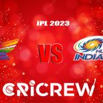 LSG vs MI Live Score starts on 16th May 2023 at Punjab Cricket Association IS Bindra Stadium, Mohali, India. Here on www.cricrew.com you can find all Live, Upco