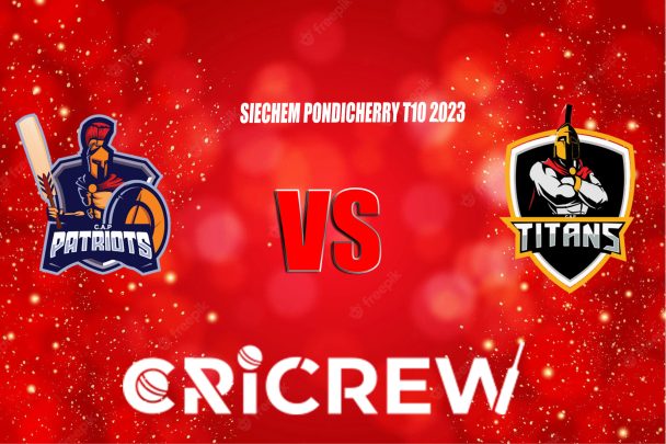 PAT vs TIT Live Score starts on 27th May, 2023 at Daren Sammy National Cricket Stadium, Mohali, India. Here on www.cricrew.com you can find all Live, Upcoming a