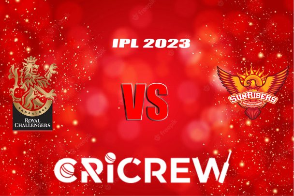 SRH vs RCB Live Score starts on 18th May 2023 at Punjab Cricket Association IS Bindra Stadium, Mohali, India. Here on www.cricrew.com you can find all Live, Upc