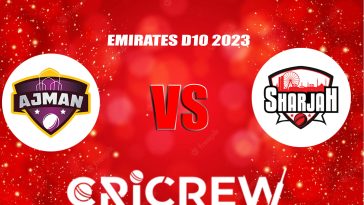AJM vs SHA Live Score starts on, Friday, 2nd June 2023 at Malek Cricket Ground 1, United Arab Emirates, India. Here on www.cricrew.com you can find all Live, Up
