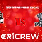 TIG vs TUS Live Score starts on,27 Jun 2023, Tue, 7:15 PM IST at Cricket Association Puducherry Siechem Ground, Thuthipet. Here on www.cricrew.com you can find .