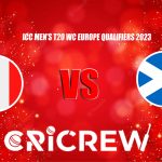 SCO vs ITA Live Score starts on,Monday, 24th July 2023 at Grange Cricket Club, Raeburn Place, Edinburgh. Here on www.cricrew.com you can find all Live, Upcoming