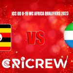 UGA U-19 vs SIL U-19 Live Score starts on,29th July 2023 at University of Dar es Salaam Ground, Harare. Here on www.cricrew.com you can find all Live, Upc......