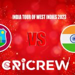 IND vs WI Live Score starts on 8 Aug 2023, Tue, 7:30 PM IST at Cricket Association Puducherry Siechem Ground, Thuthipet Here on www.cricrew.com you can find all