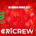 SOB-W vs WEF-W Live Score starts on,4 Aug 2023, Fri, 7:30 PM IST, at Sophia Gardens, Cardiff.. Here on www.cricrew.com you can find all Live, Upcoming and Recen