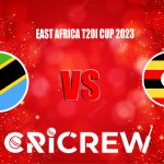 TAN vs UGA Live Score starts on,24th August 2023 at Dubai International Cricket Stadium, Dubai.. Here on www.cricrew.com you can find all Live, Upcoming and Rec
