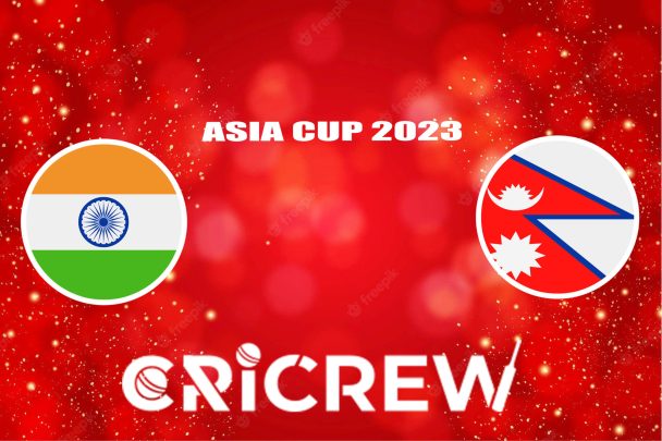 IND vs NEP Live Score starts on 4 Sep 2023, Mon, 3:00 PM IST at Multan Cricket Stadium, Multan Here on www.cricrew.com you can find all Live, Upcoming and Recen