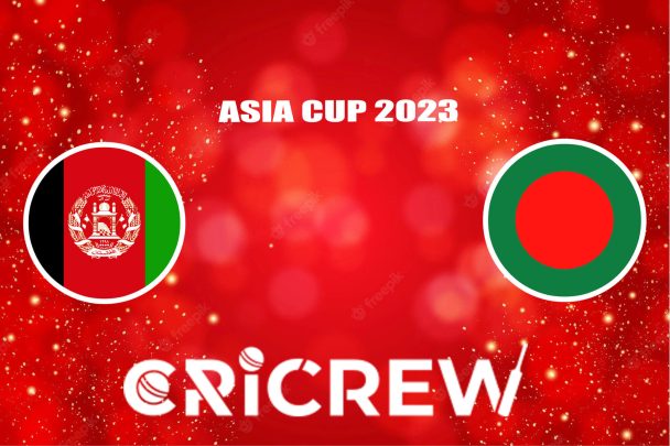 BAN vs AFG Live Score starts on 3 Sep 2023, Sun, 3:00 PM IST at Multan Cricket Stadium, Multan Here on www.cricrew.com you can find all Live, Upcoming and Recen