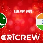 IND vs PAK Live Score starts on 2 Sep 2023, Sat, 3:00 PM IST at Multan Cricket Stadium, Multan Here on www.cricrew.com you can find all Live, Upcoming and Recen