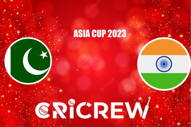 IND vs PAK Live Score starts on 2 Sep 2023, Sat, 3:00 PM IST at Multan Cricket Stadium, Multan Here on www.cricrew.com you can find all Live, Upcoming and Recen