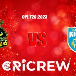 JAM vs SLK Live Score starts on 17 Sep 2023, Sat, 7:30 PM at Warner Park, Basseterre, St Kitts, Basseterre. Here on www.cricrew.com you can find all Live, Upcom