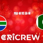 PAK-W vs SA-W Live Score starts on 11 Sep 2023, Mon, 4:00 PM IST at National Stadium, Karachi Here on www.cricrew.com you can find all Live, Upcoming and Recent