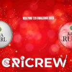 RUB vs PEA Live Score starts on 16th Sep 2023 at Sanatana Dharma College Ground, Alappuzha, India Here on www.cricrew.com you can find all Live, Upcoming and Re