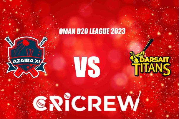 DAT vs AZA Live Score starts on 6 Oct 2023, Fri, 1:00 PM IST at Sulaibiya Cricket Ground, Alappuzha, India Here on www.cricrew.com you can find all Live, Upcom.