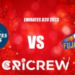 EMB vs FUJ Live Score starts on 23 Oct 2023 at Sheikh Zayed Stadium, Abu Dhabi, United Arab Emirates. Here on www.cricrew.com you can find all Live, Upcoming an