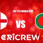 ENG vs BAN Live Score starts on 10th October, 2023  at Himachal Pradesh Cricket Association Stadium, Dharamsala, IndiaHere on www.cricrew.com you can find all Li