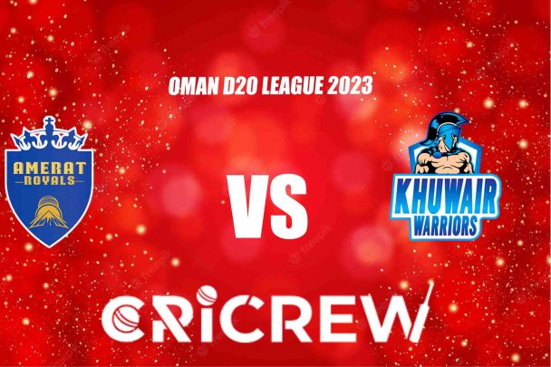 KHW vs AMR Live Score starts on 4 Oct 2023, Wed, 5:00 PM IST, at Sulaibiya Cricket Ground, Alappuzha, India Here on www.cricrew.com you can find all Live, Upcom