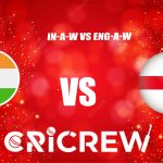 IN-A-W vs ENG-A-W Live Score starts on 29 Nov 2023 at Wankhede Stadium, Mumbai., GuwahatiHere on www.cricrew.com you can find all Live, Upcoming and Recent Matc