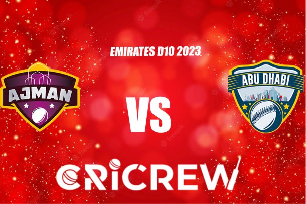 AJM vs ABD Live Score starts on 23th Dec 2023 at Malek Cricket Stadium., Chennai Here on www.cricrew.com you can find all Live, Upcoming and Recent Matches.....