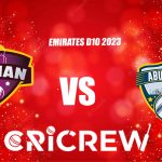 AJM vs ABD Live Score starts on 19 Dec 2023, Tue, 6:45 PM IST at Malek Cricket Stadium., Chennai Here on www.cricrew.com you can find all Live, Upcoming and Rec