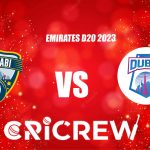 ABD vs DUB Live Score starts on 27 Dec 2023, Wed, 1:45 PM ISTat Sheikh Zayed Stadium, Abu Dhabi, United Arab Emirates. Here on www.cricrew.com you can find all .