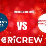 EMB vs EMR Live Score starts on 19 Dec 2023, Tue, 6:45 PM IST at Malek Cricket Stadium., Chennai Here on www.cricrew.com you can find all Live, Upcoming and Rec