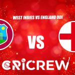 WI vs ENG Live Score starts on 3 Dec 2023, Sun, 7:00 PM IST at Sir Vivian Richards Stadium, North Sound, Antigua. Here on www.cricrew.com you can find all Live,