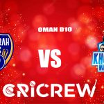 GGI vs KHW Live Score starts on 31st January, 2024 at Al Amerat Cricket Ground Oman Cricket., IndiaHere on www.cricrew.com you can find all Live, Upcoming and R