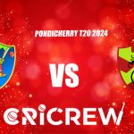 KXI vs YXI Live Score starts on 8 Jan 2024, Mon, 7:15 PM IST at ricket Association Puducherry Siechem Ground, IndiaHere on www.cricrew.com you can find all Live