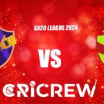 SUNE vs JSK Live Score starts on 10 Jan 2024, Wed, 7:15 PM IST at St George's Park, Port Elizabeth, IndiaHere on www.cricrew.com you can find all Live, Upcoming